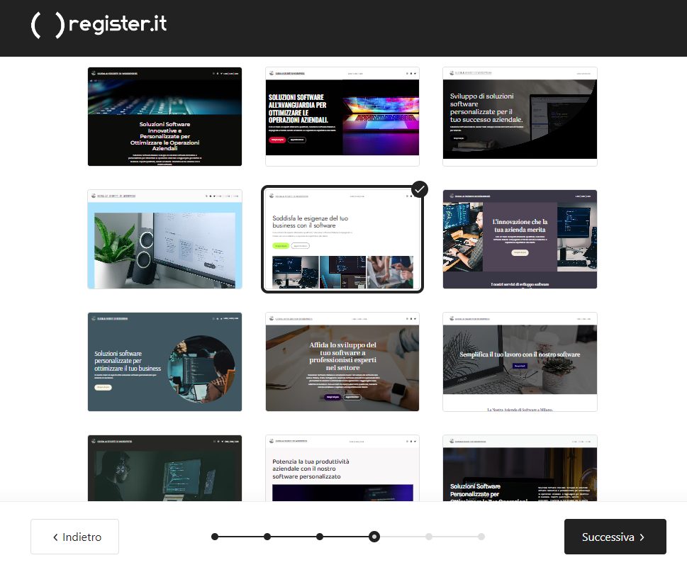 Layout tema WordPress