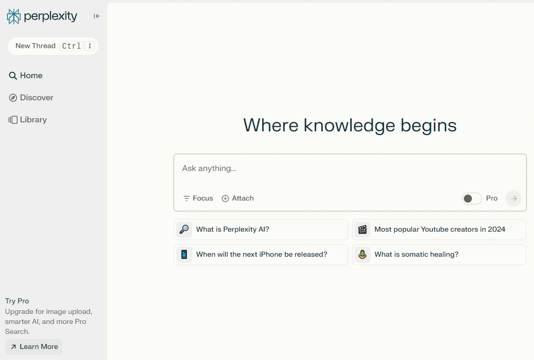 Perplexity chatbot