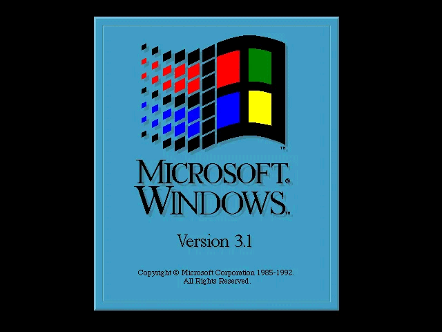 Avvio Windows 3.1
