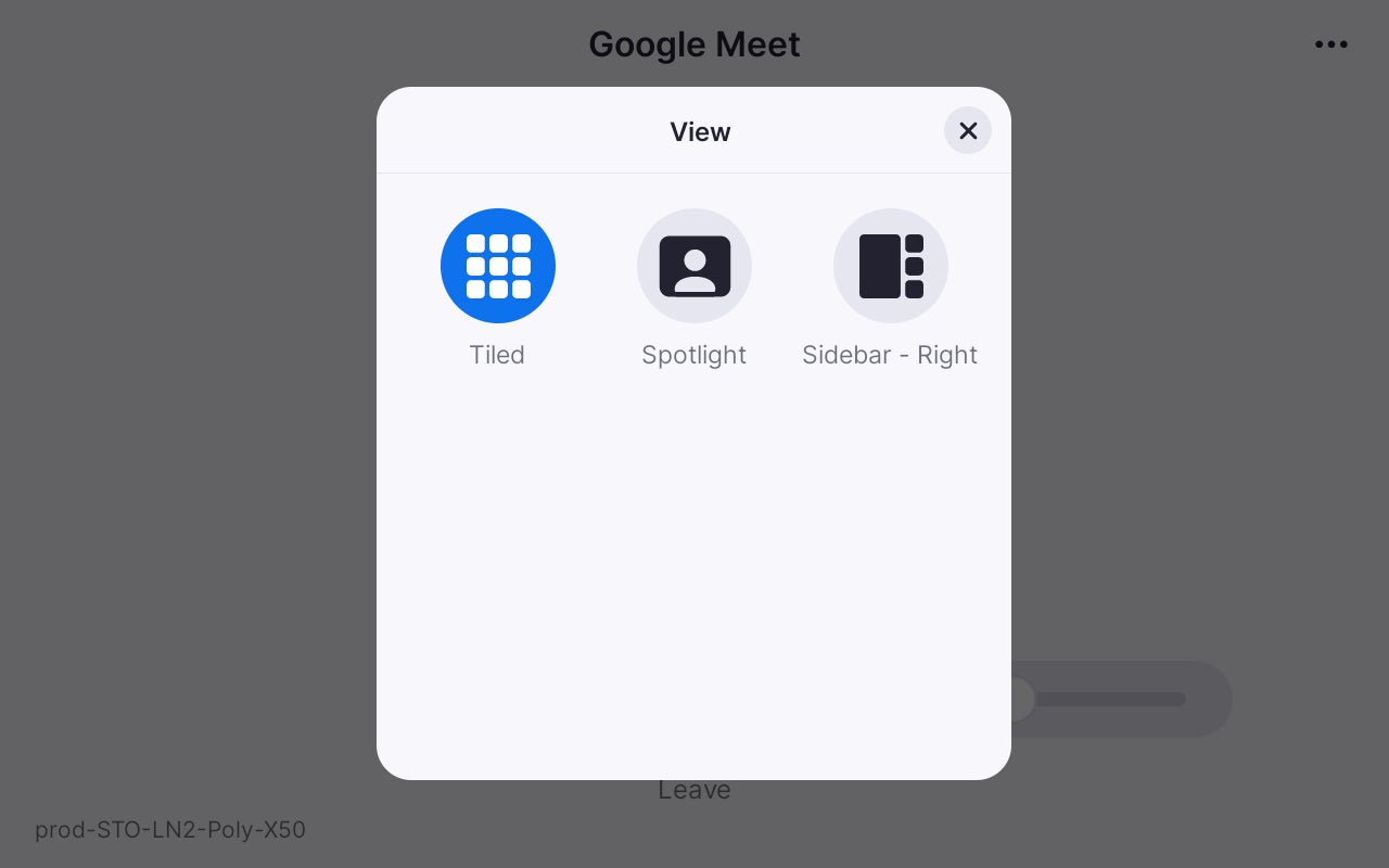 Google Meet, nuovo aggiornamento: ora si può cambiare il layout in riunione