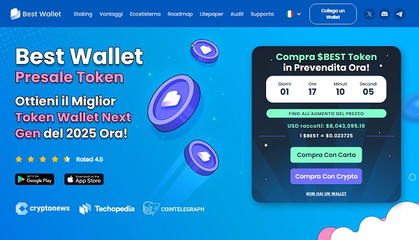BEST Token, la migliore crypto ICO per gli utenti di Best Wallet.