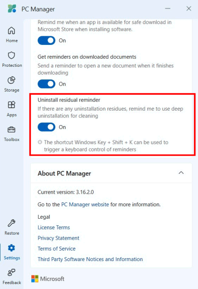 Residui disinstallazione applicazioni Windows