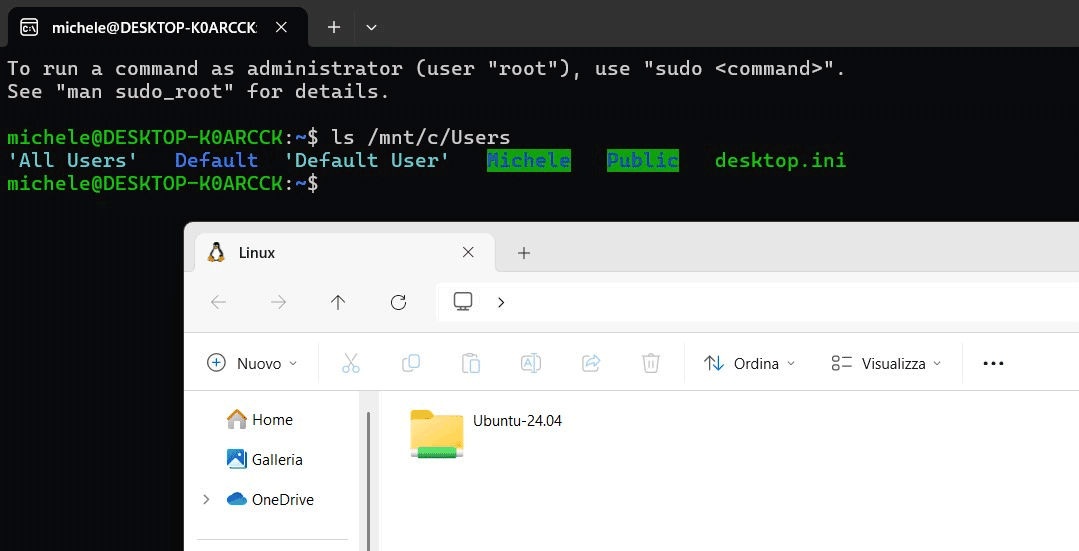 File system Linux da Windows 10 e 11