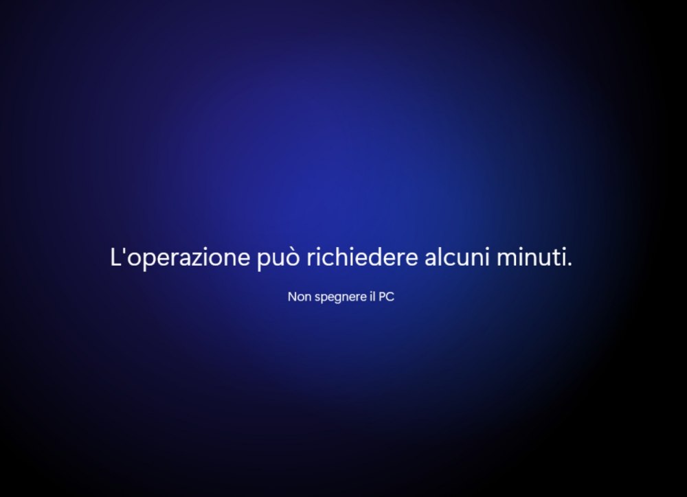 Fine installazione Windows 11