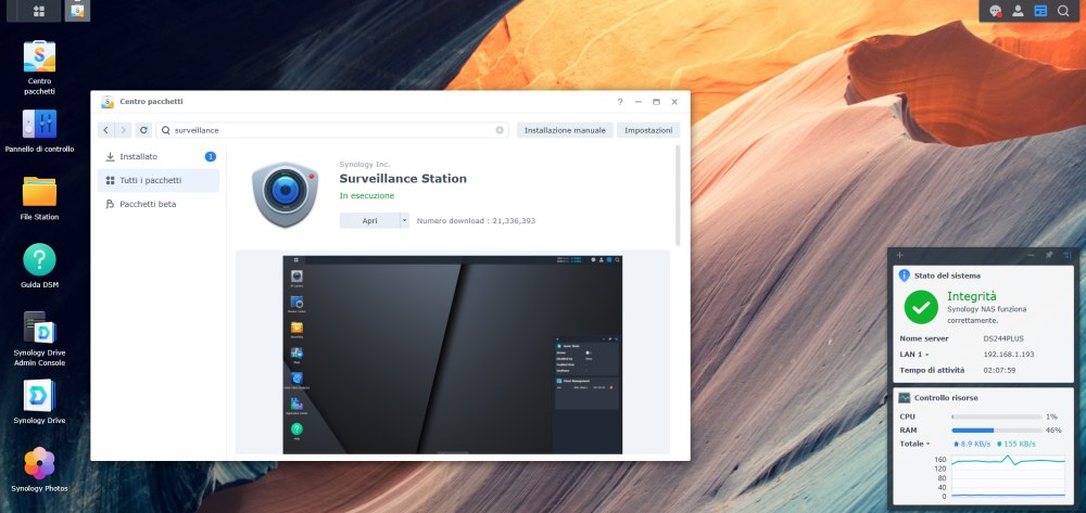 Installazione Synology Surveillance Station