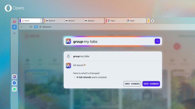 Raggruppare schede browser Opera