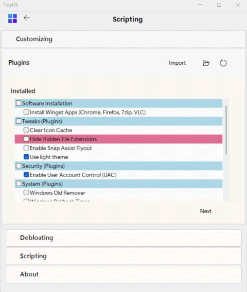 Script Windows 11 personalizzazione sistema operativo