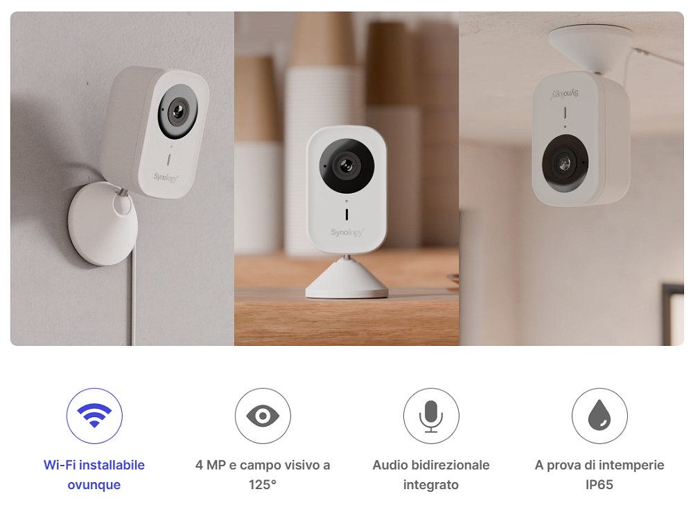 Telecamera Synology CC400W AI