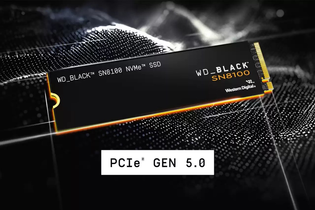 Sandisk sbandiera WD Black SN8100 come SSD NVMe Gen 5 più veloce al mondo