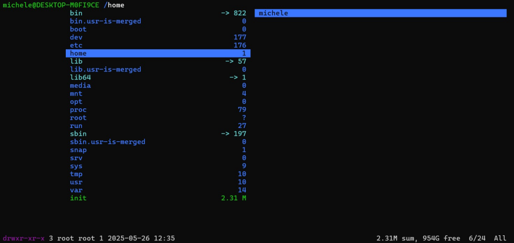 Comando ranger Linux
