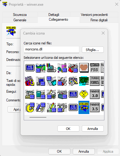 Icone Windows storiche: moricons.dll