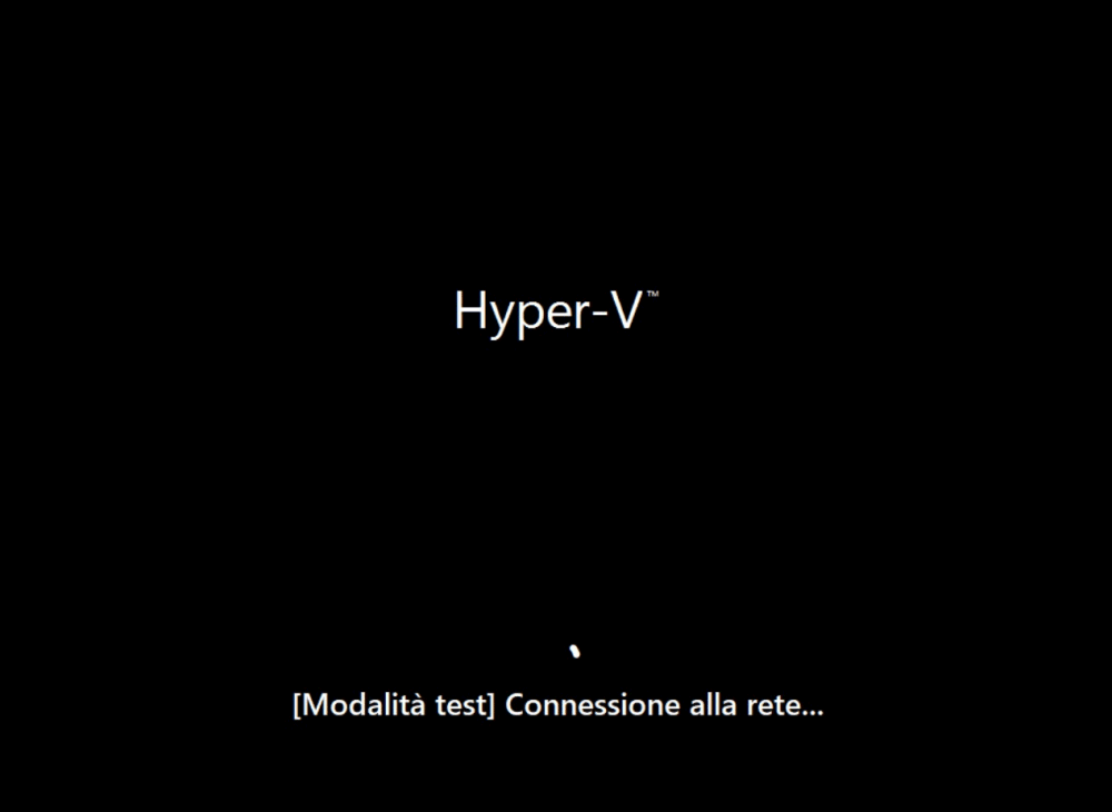 Modalità test Quick Machine Recovery