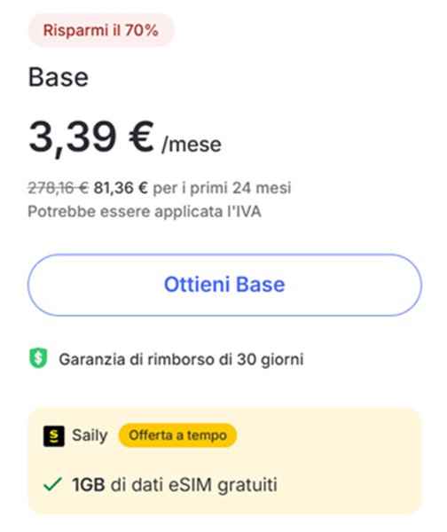nordvpn offerta base