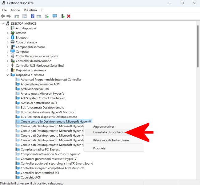 Rimozione driver obsoleti Windows 11 Gestione dispositivi