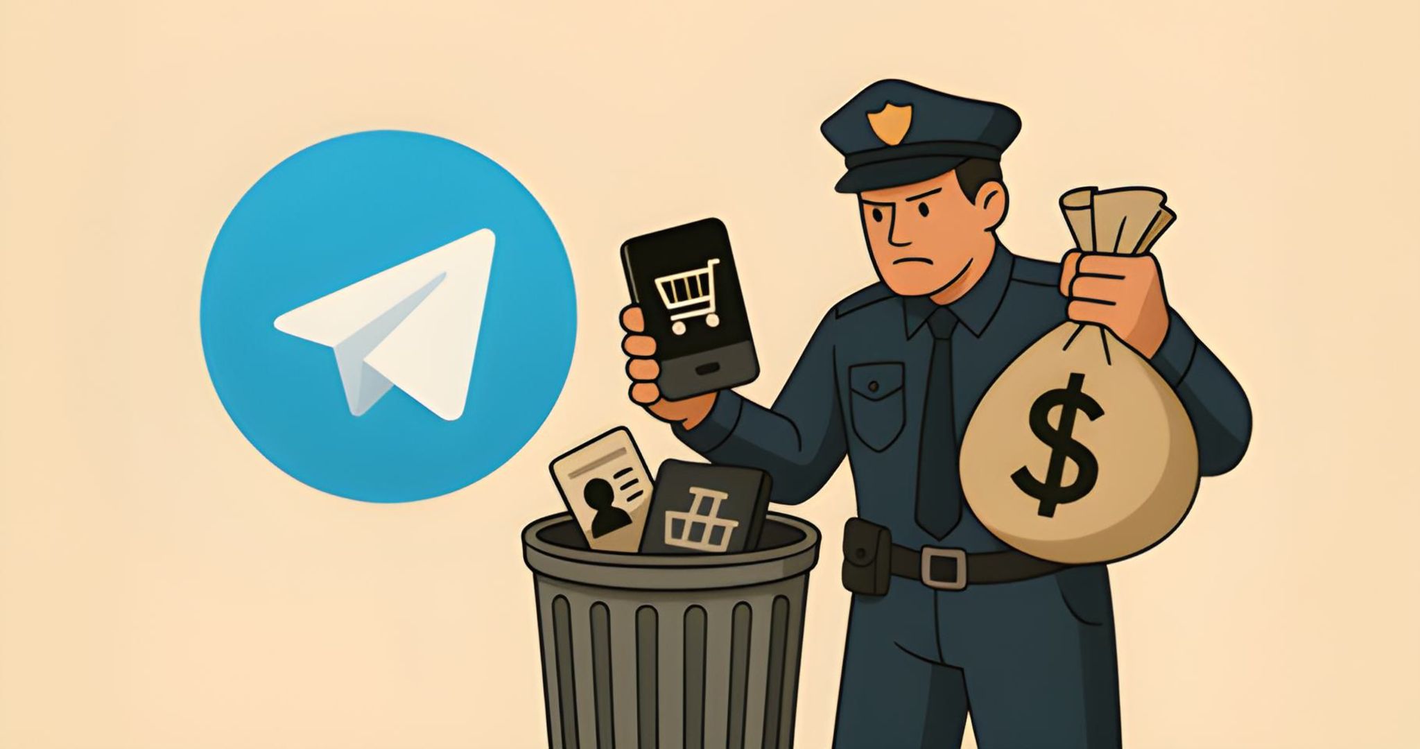 Telegram rimuove mercati neri da 35 miliardi di dollari