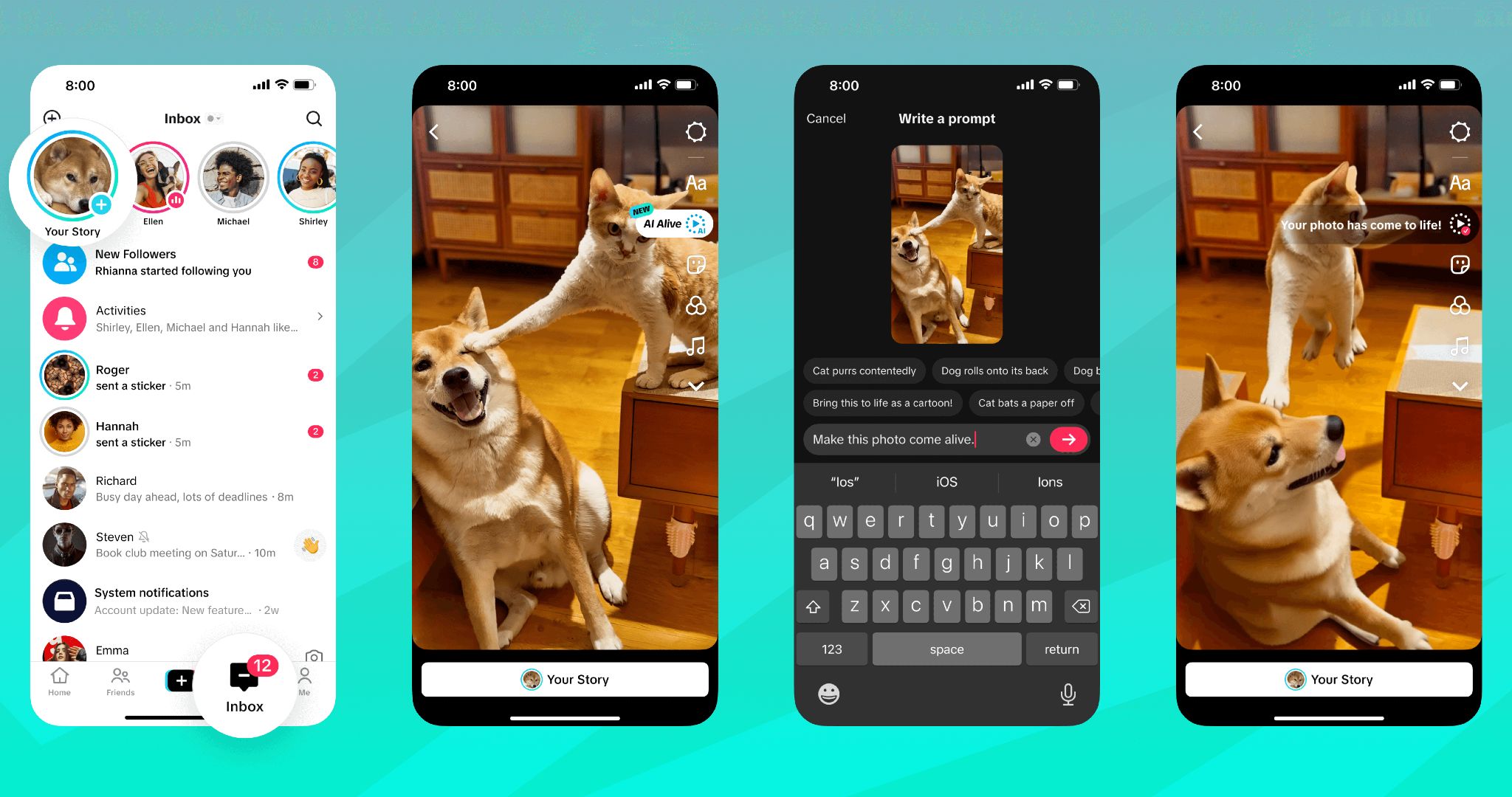 TikTok rivoluziona le Storie con AI Alive: foto che prendono vita