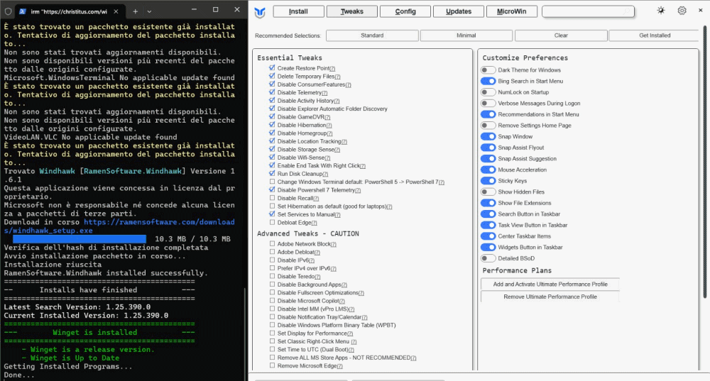 Tweaks per migliorare Windows 11