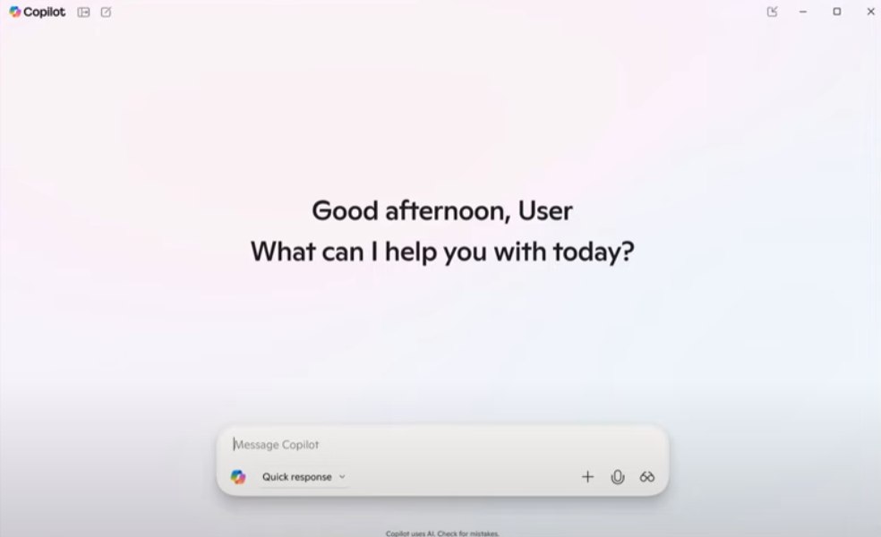 Interfaccia Copilot Vision