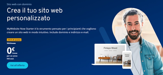 mywebsite now starter ionos gratis