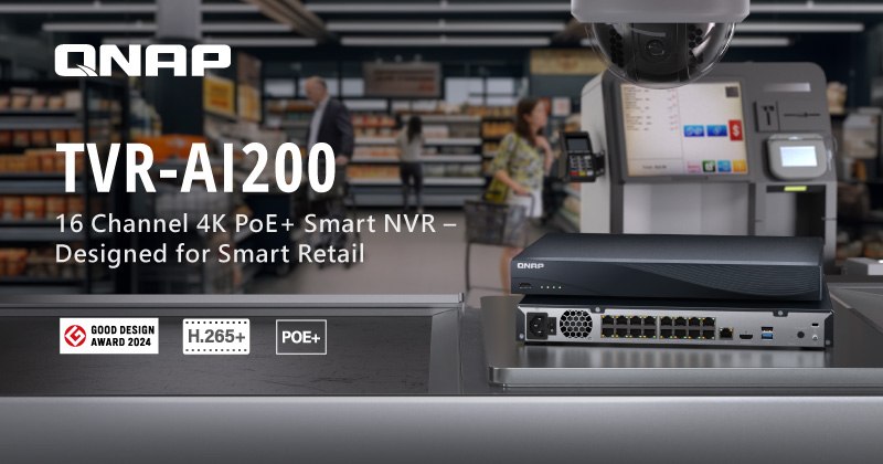 NVR AI QNAP TVR-AI200 per la videosorveglianza business