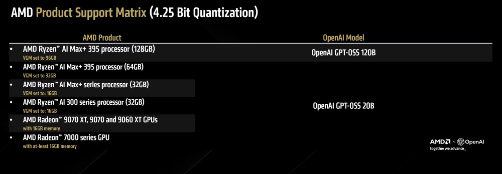 Configurazione VGM AMD Ryzen AI