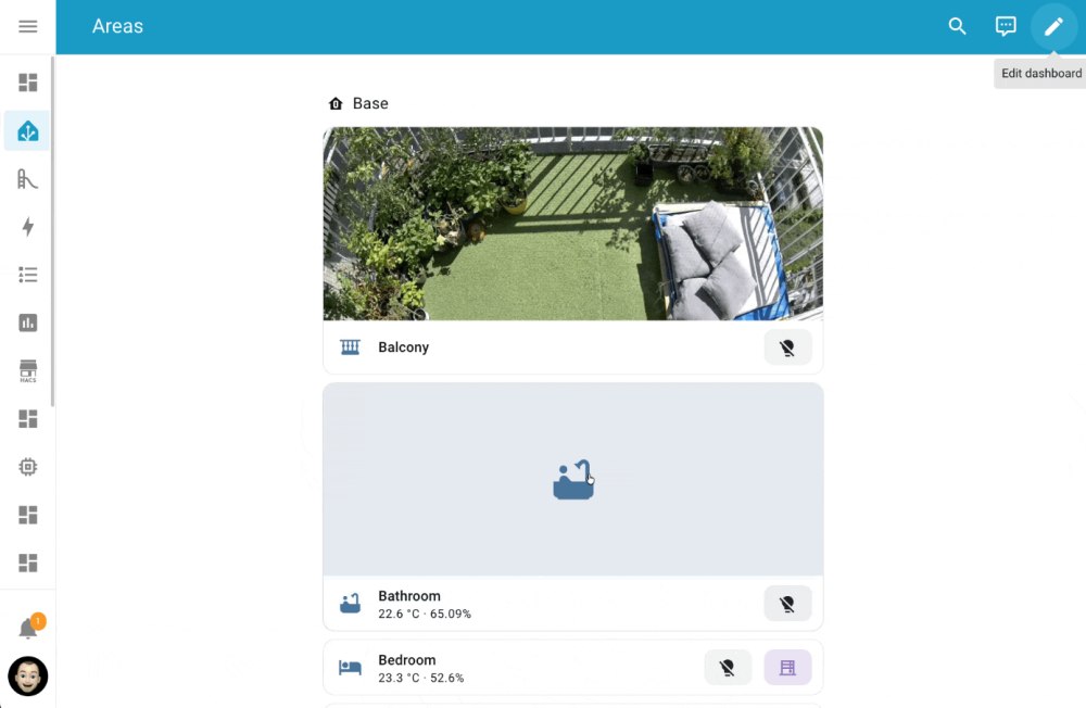 Aree domotica gestite con Home Assistant