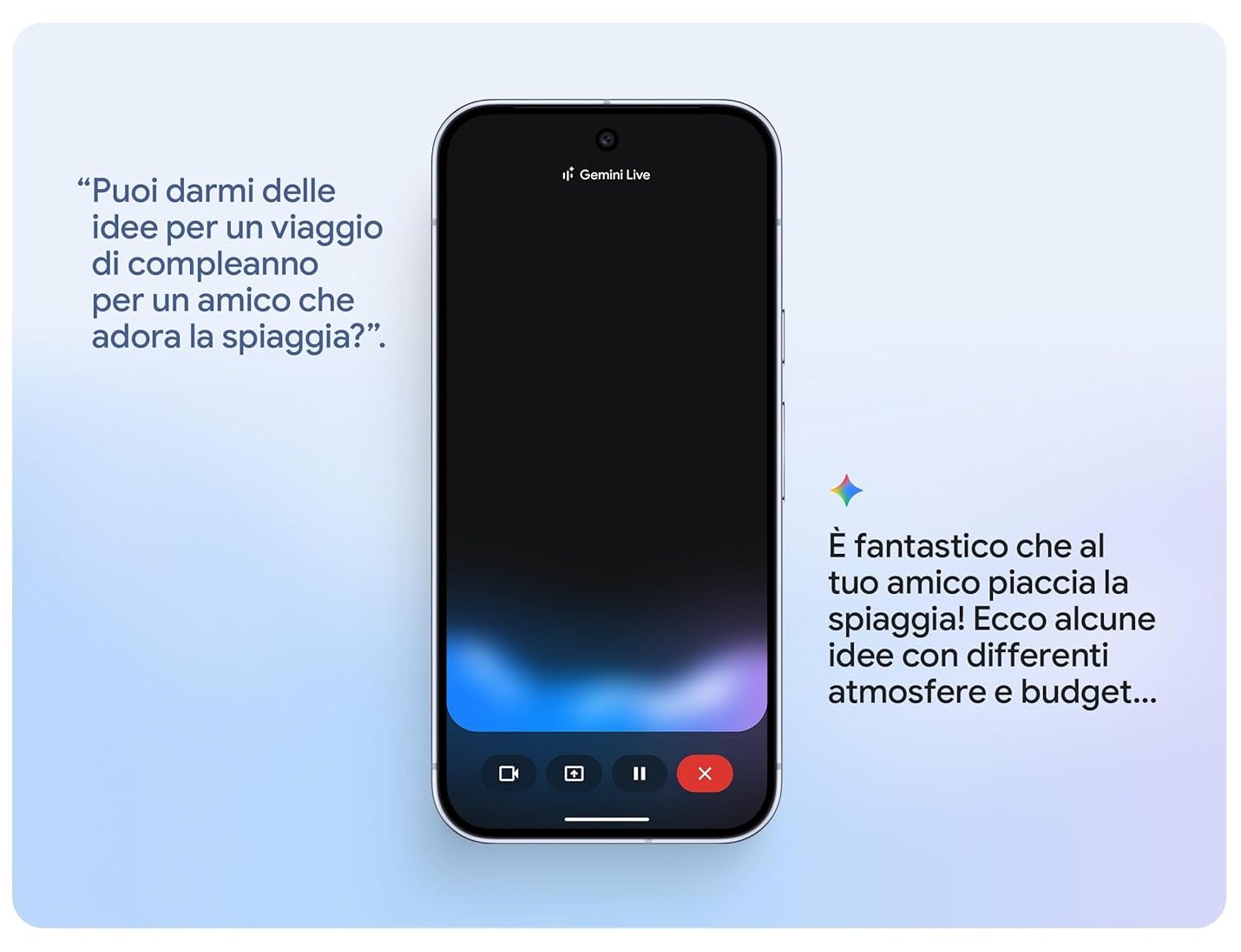 Gemini Live su Pixel 10