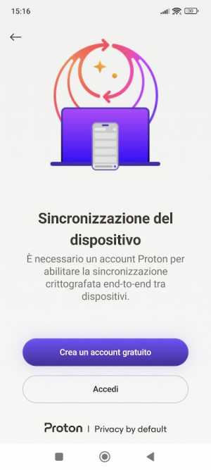 Sincronizzazione codici autenticazione due fattori