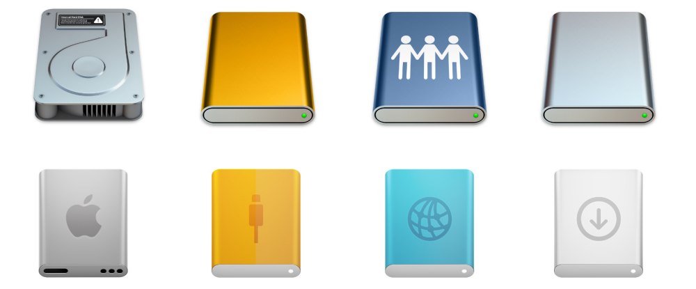 Vecchie e nuove icone Apple macOS