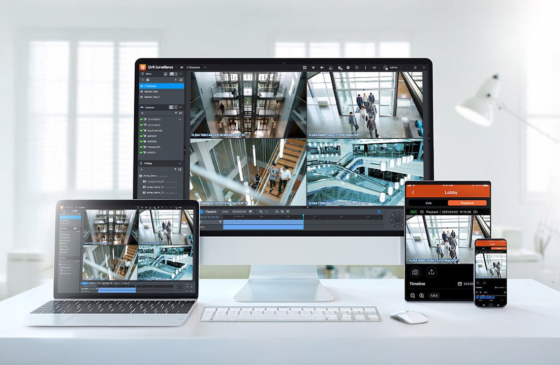 NVR QNAP videosorveglianza smart
