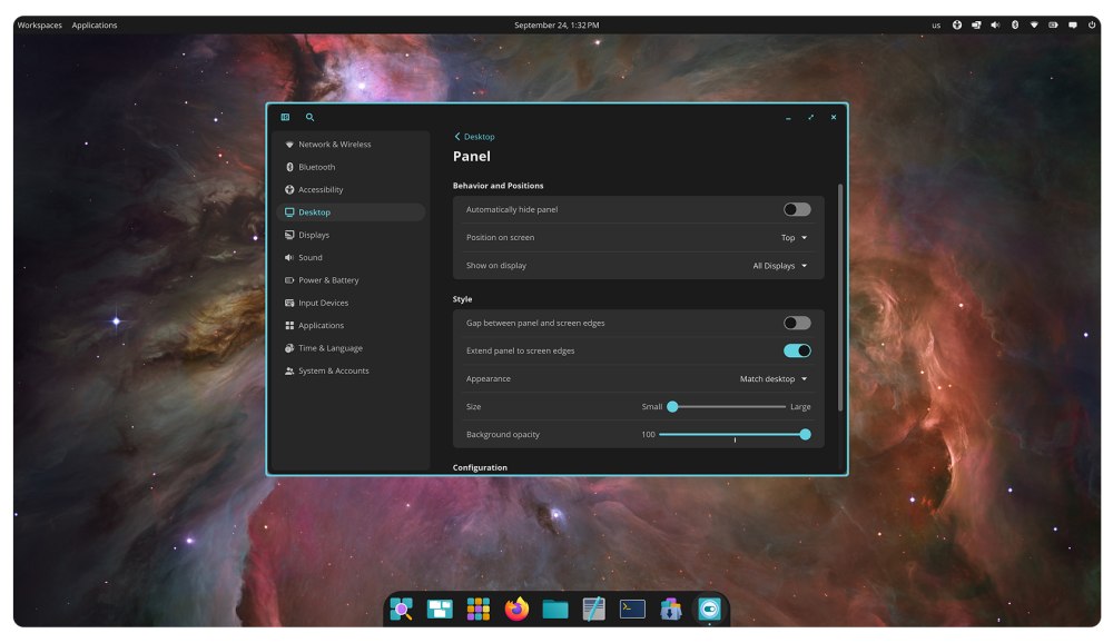 COSMIC DE nuovo desktop environment per Pop!_OS