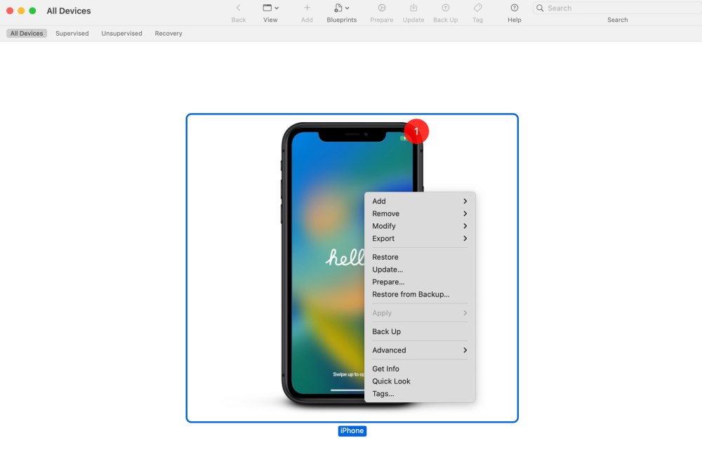 Apple Configurator: iPhone come dumbphone