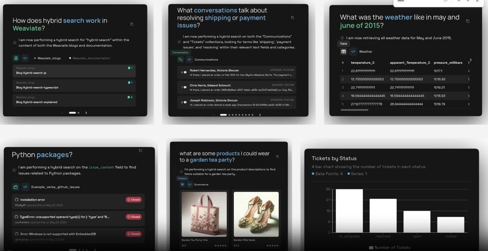 Elysia AI, esempi di query complesse