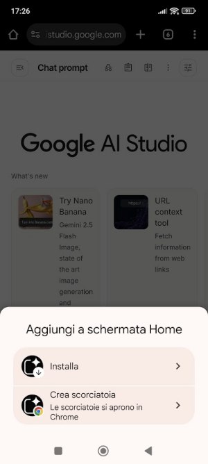 App Android Google AI Studio