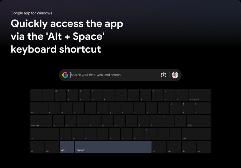 Google app per Windows