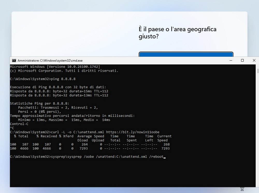 Installazione automatica Windows 11 Hyper-V