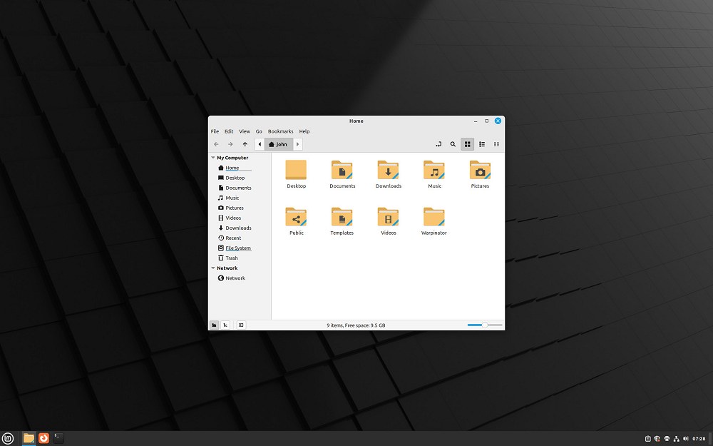 Desktop Linux Mint