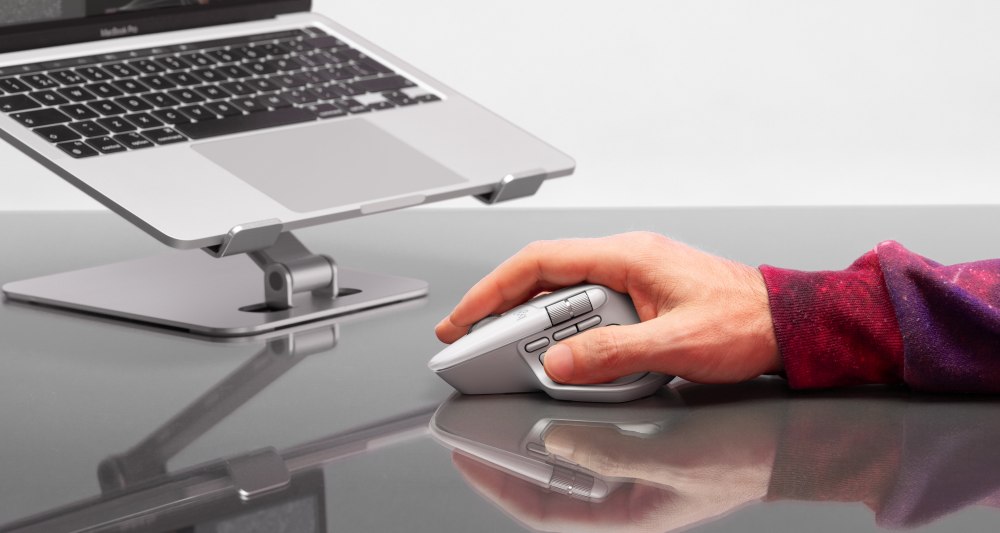 Mouse Logitech White Silver MX 4