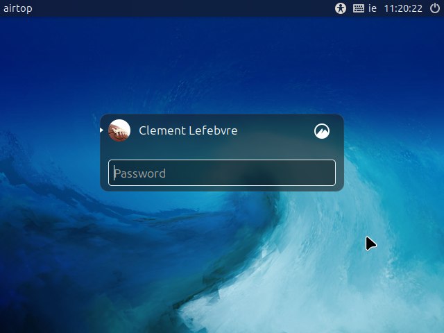 Schermata login Linux Mint 22.2