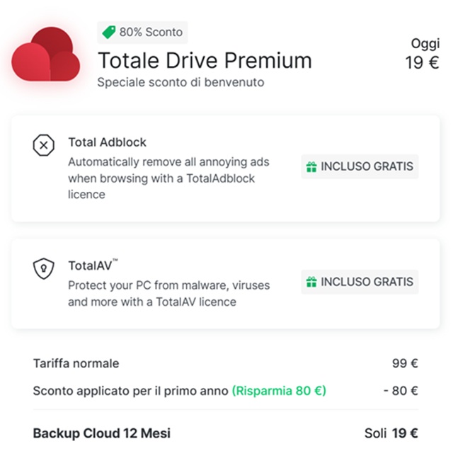total drive premium 19 euro