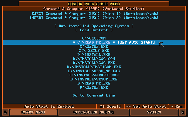 Avvio emulazione DOSBox