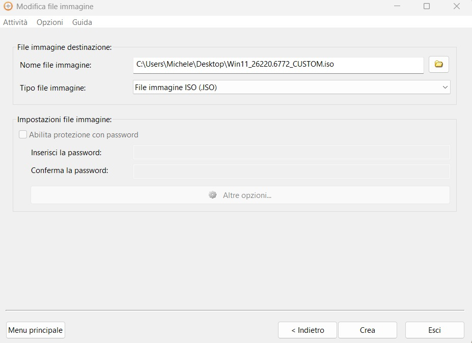 Creazione ISO personalizzata Windows 11