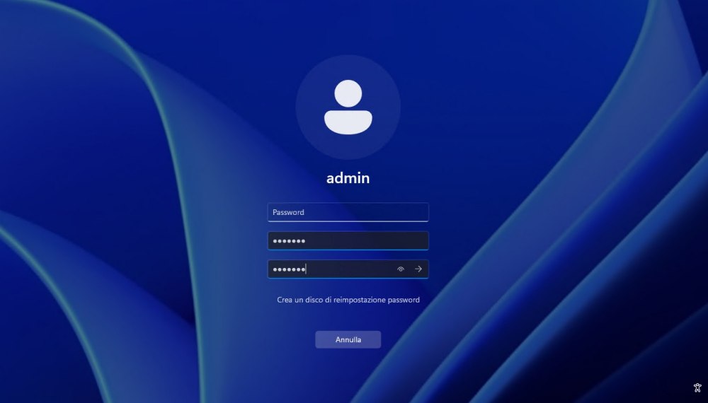Accesso Windows 11 con account locale