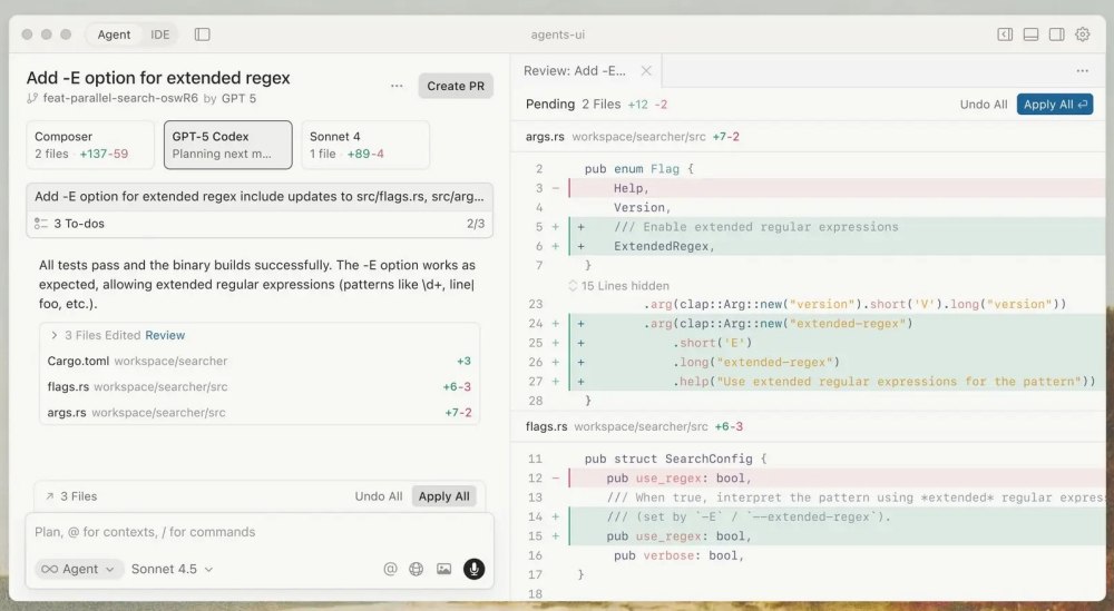 Cursor 2.0, sviluppo software con supporto multi-agentico AI