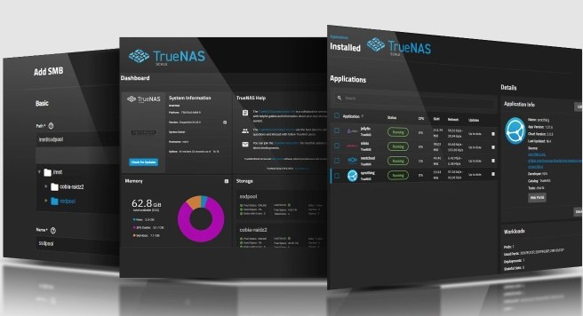 Dashboard TrueNAS