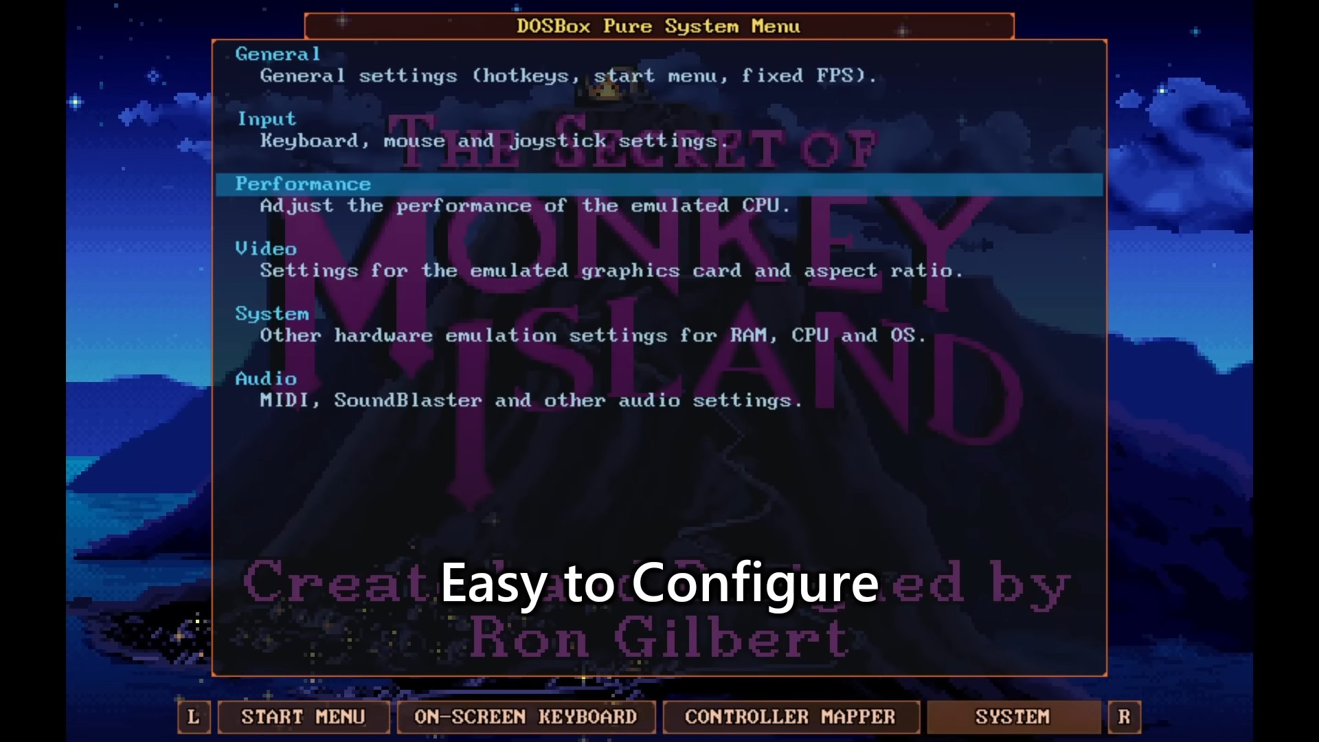 Configurazione DOSBox Pure Unleashed