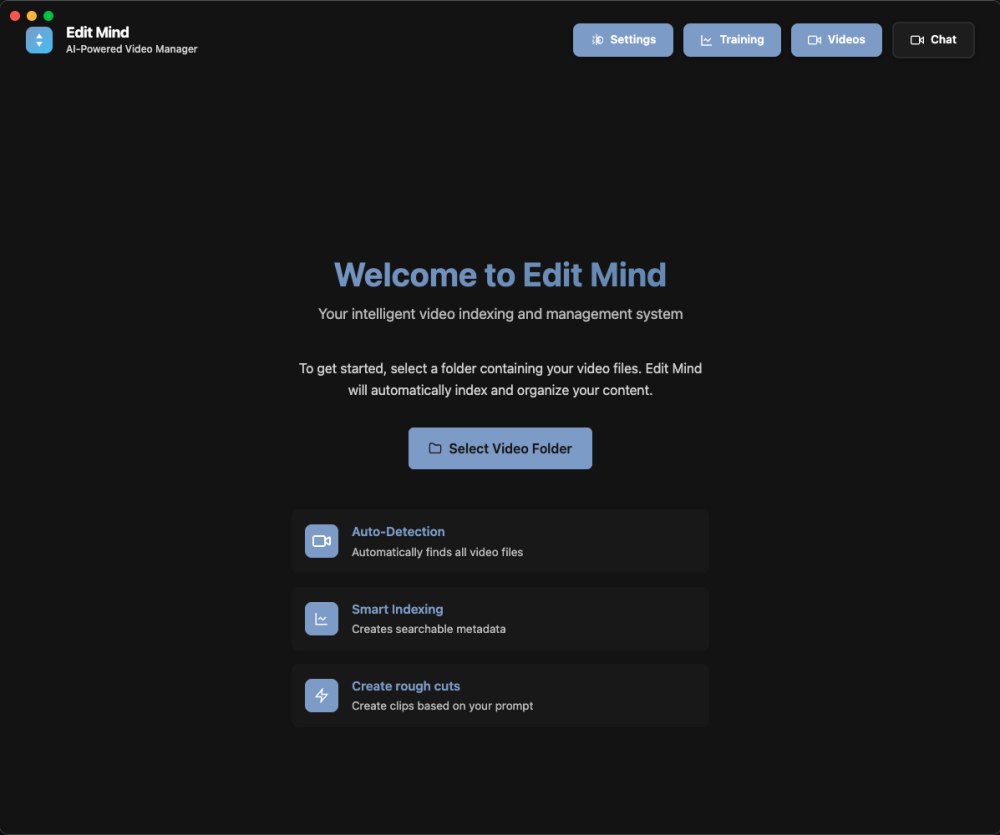 Dashboard Edit Mind