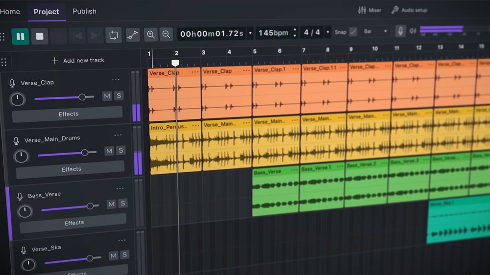 Interfaccia Audacity 4