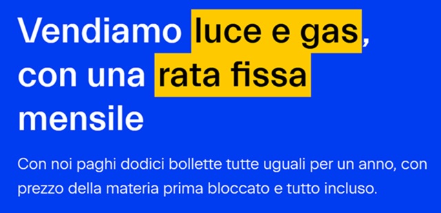 nen luce e gas a rata fissa