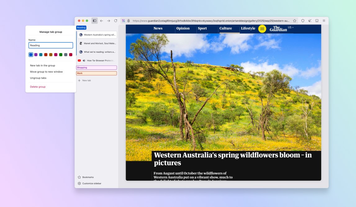 Tor Browser 15, novità nuova versione